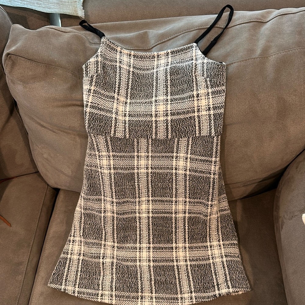Urban outfitters plaid mini dress